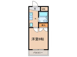 ハイネス西高蔵の物件間取画像